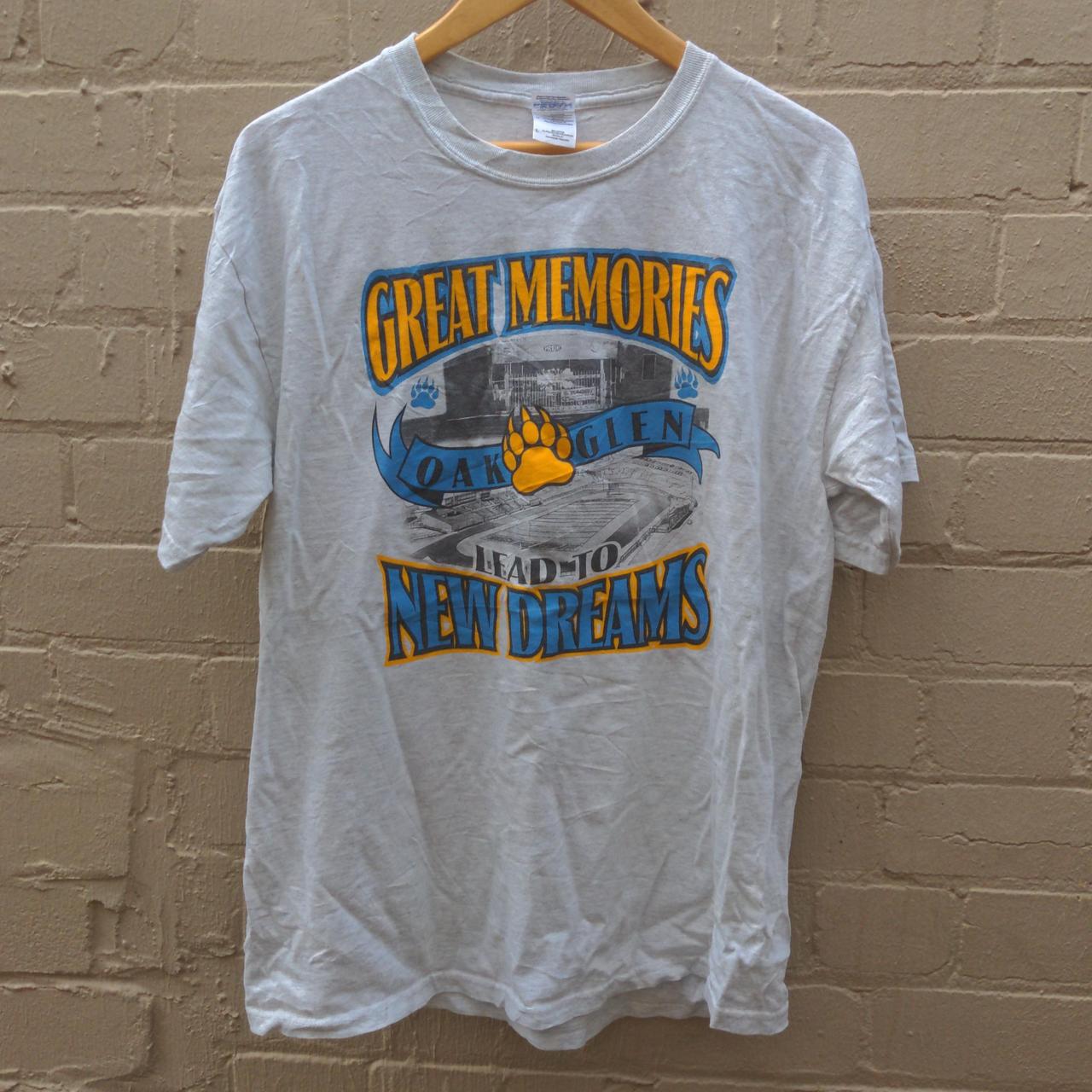 Oak Glen High school retro t-shirt Size: L Super... - Depop