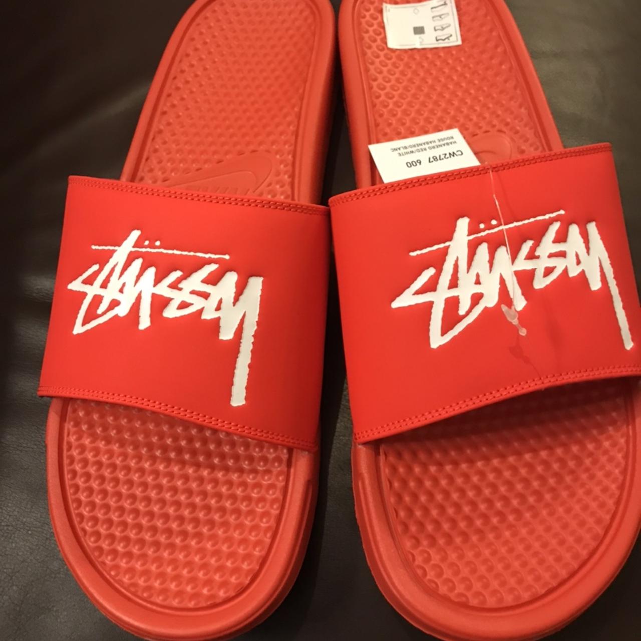 red stussy slides