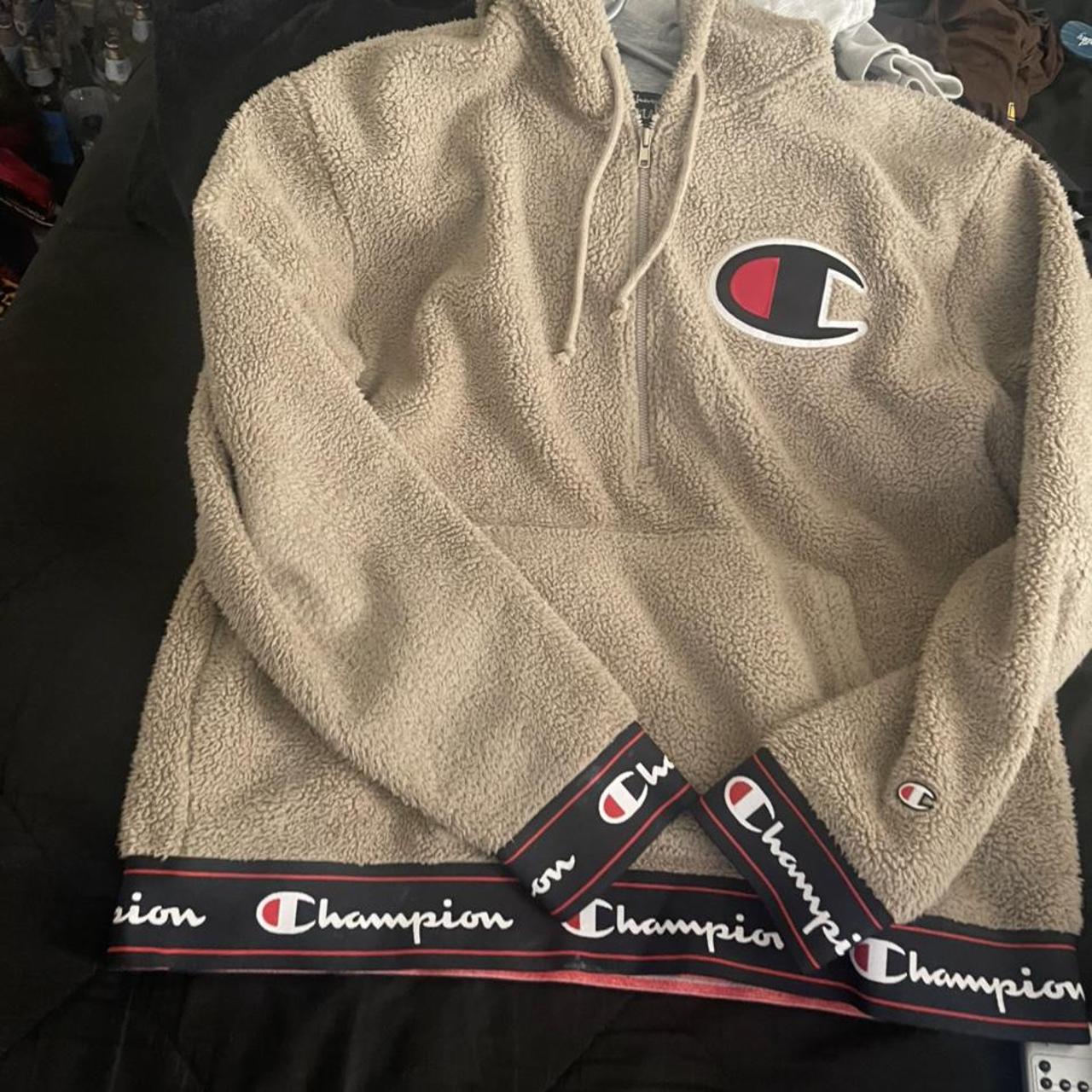 Champion fuzzy hoodie sz XL Champion hoodie fuzzy