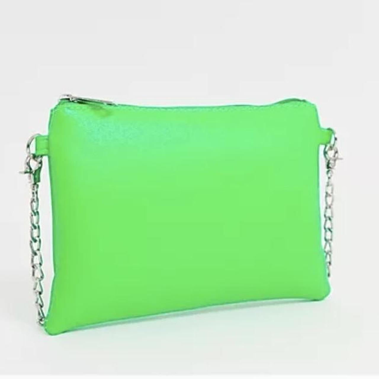 SHIPS FREE⚡️⚡️ Neon green crossbody pouch from Asos... Depop
