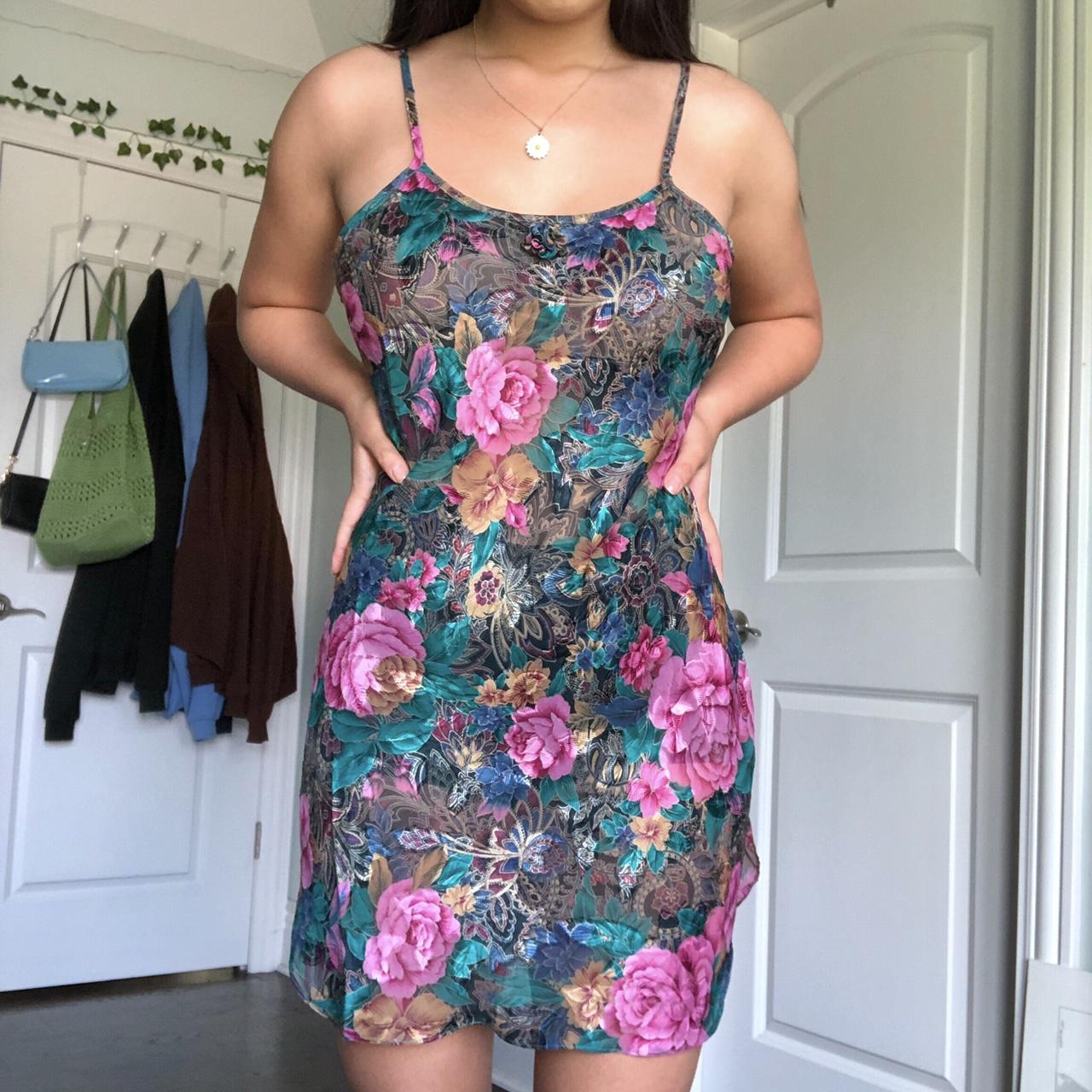 GORGEOUS FLORAL SLIP DRESS by inner most ~ oh my... - Depop