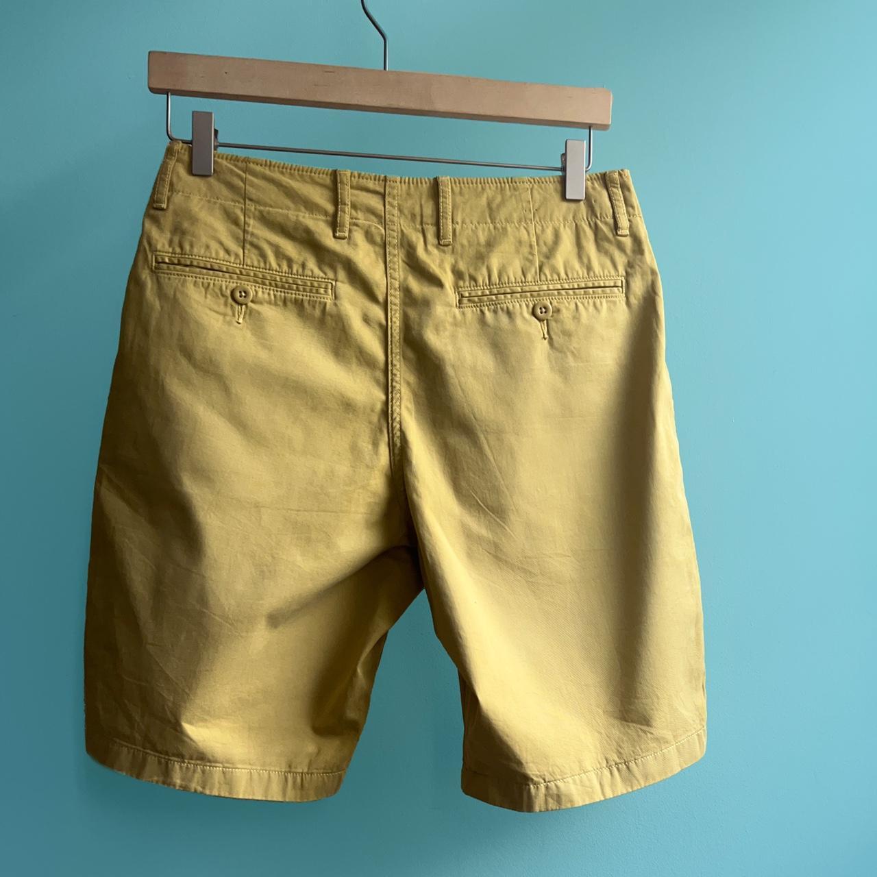 UNIQLO Men's Yellow Shorts Depop