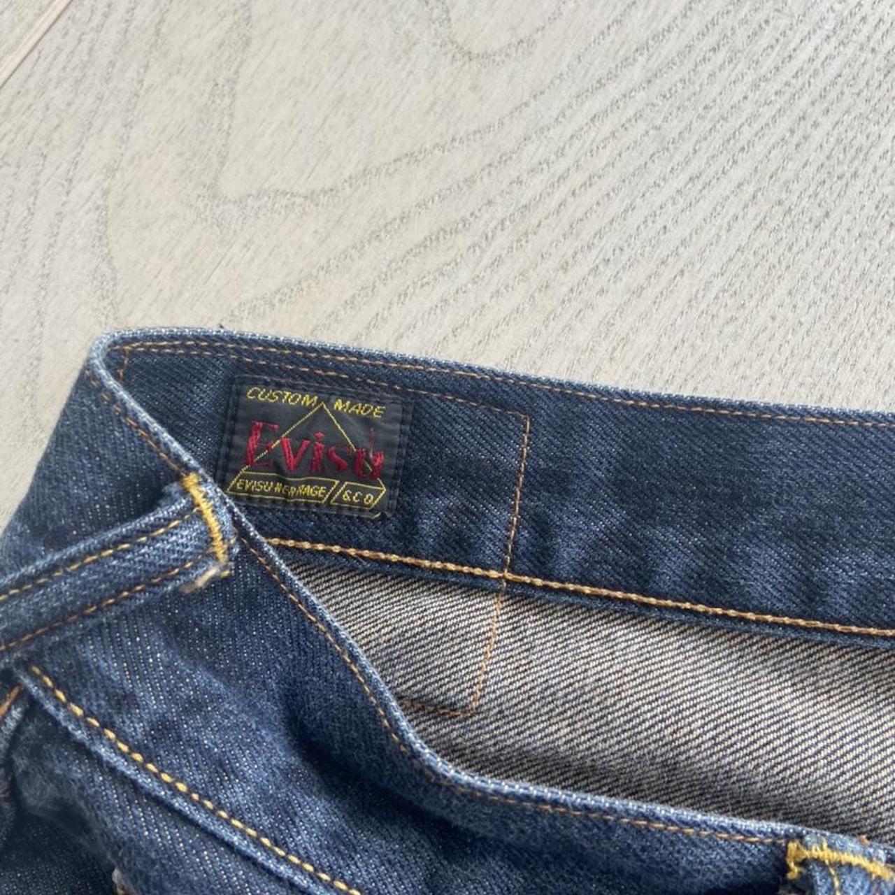 EVISU BAGGY JEANS -waist 30 and leg 34 but fits... - Depop