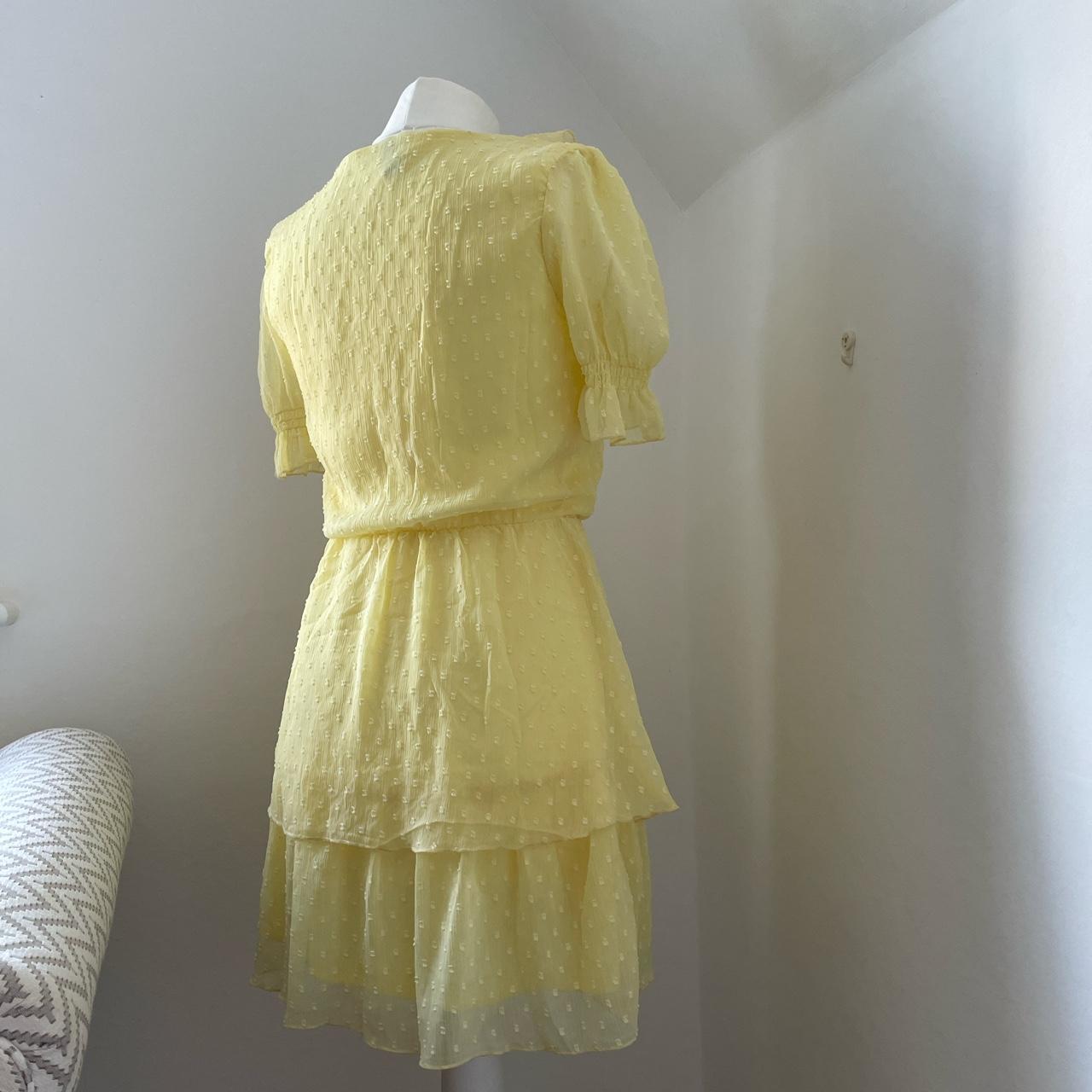 H&M Women's Yellow Dress Depop