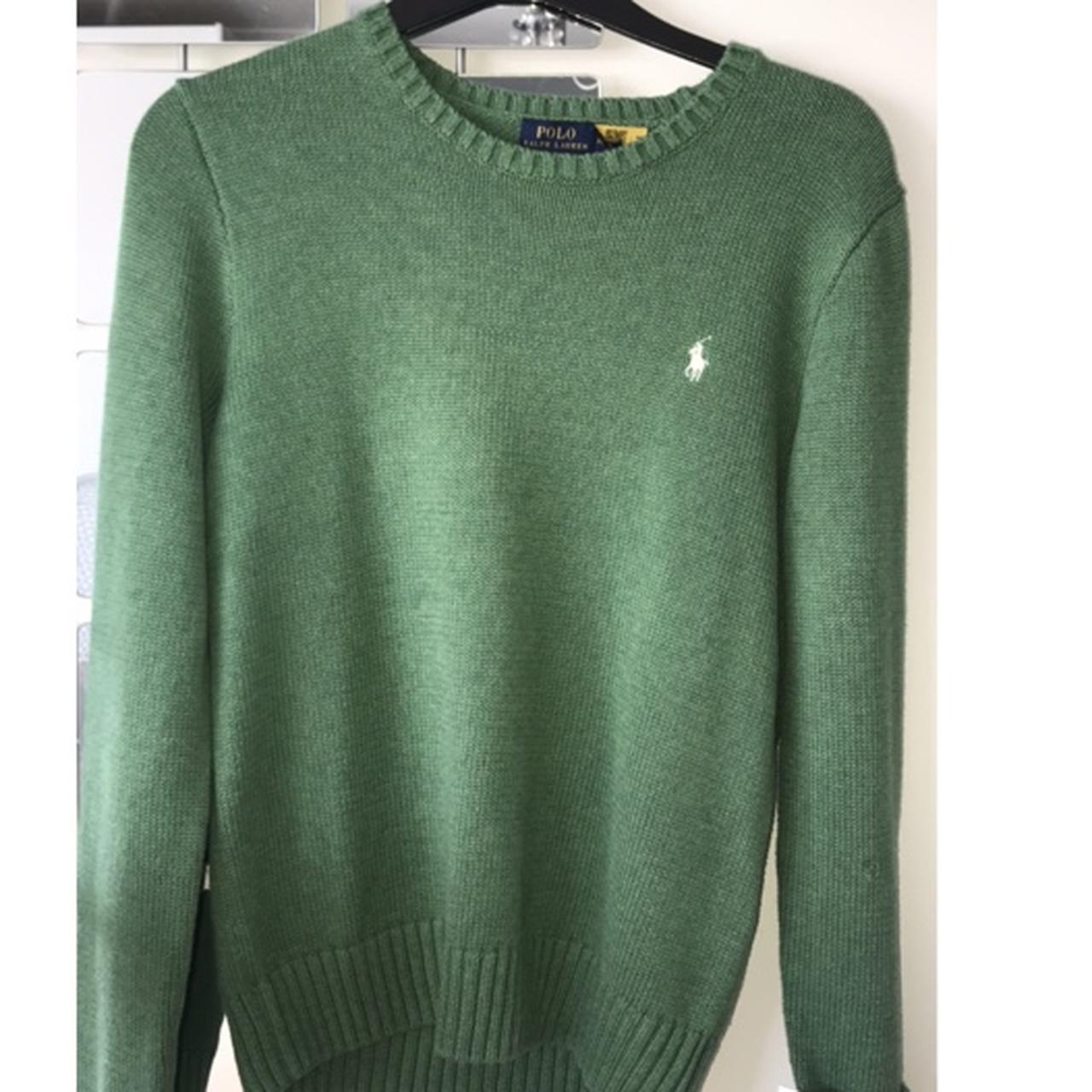 Polo Ralph Lauren Women's Green Jumper | Depop