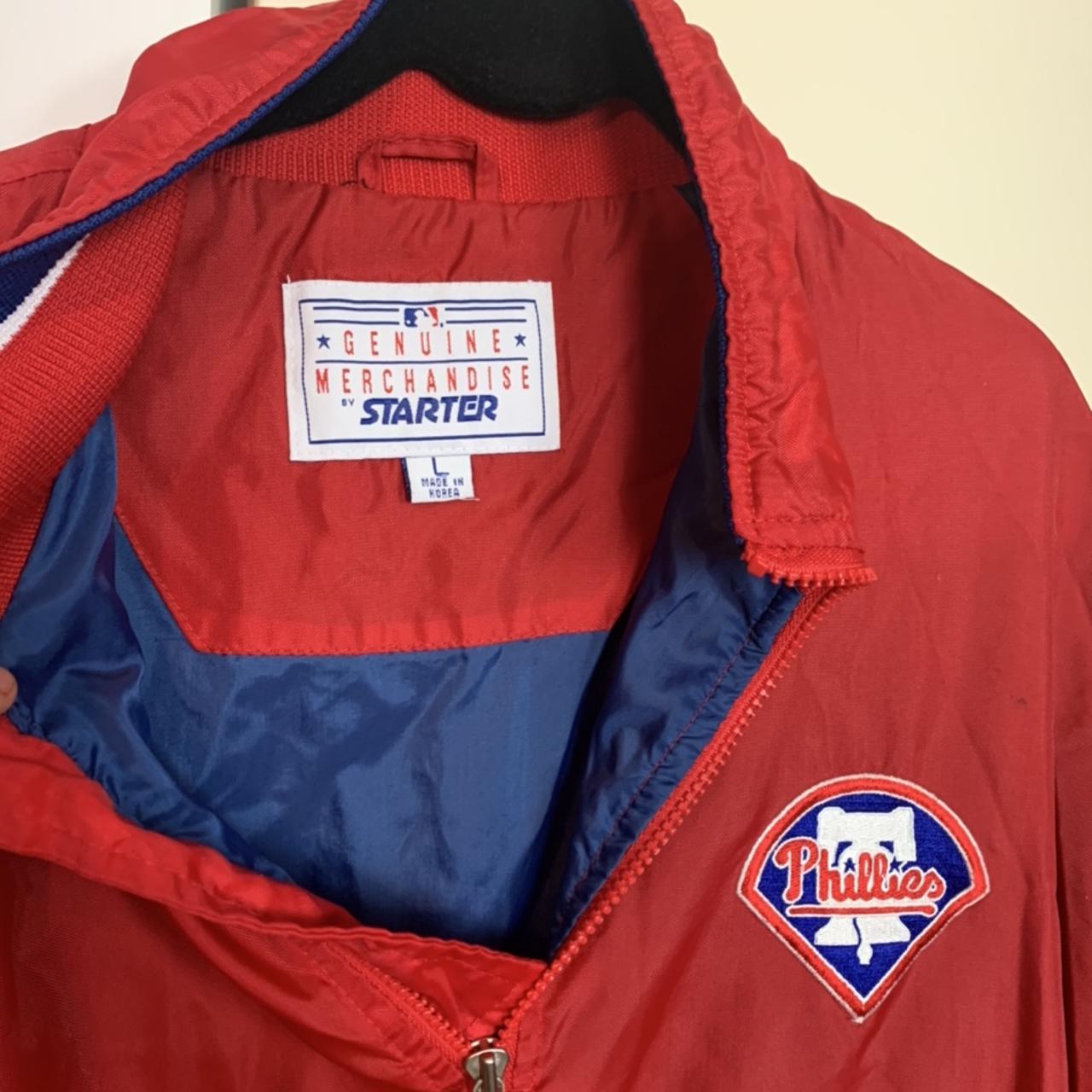 Phillies stitches jacket, athletic gear, genuine - Depop