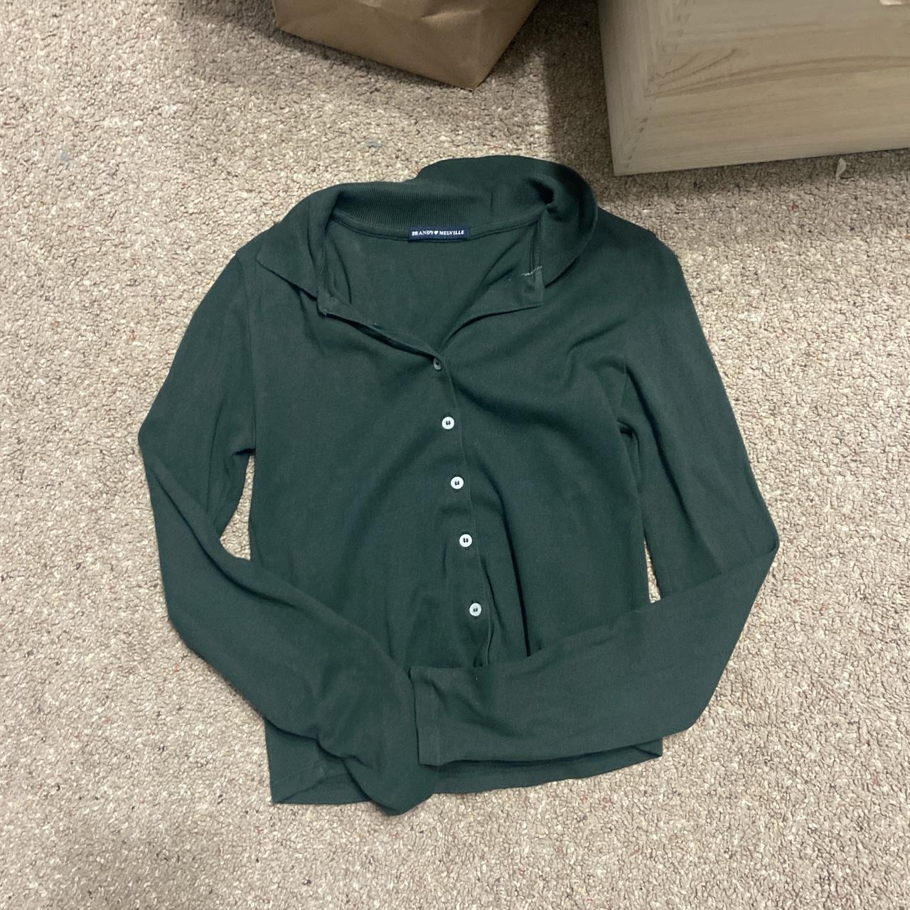 Long sleeve Green Brandy Polo Preloved no flaws... Depop