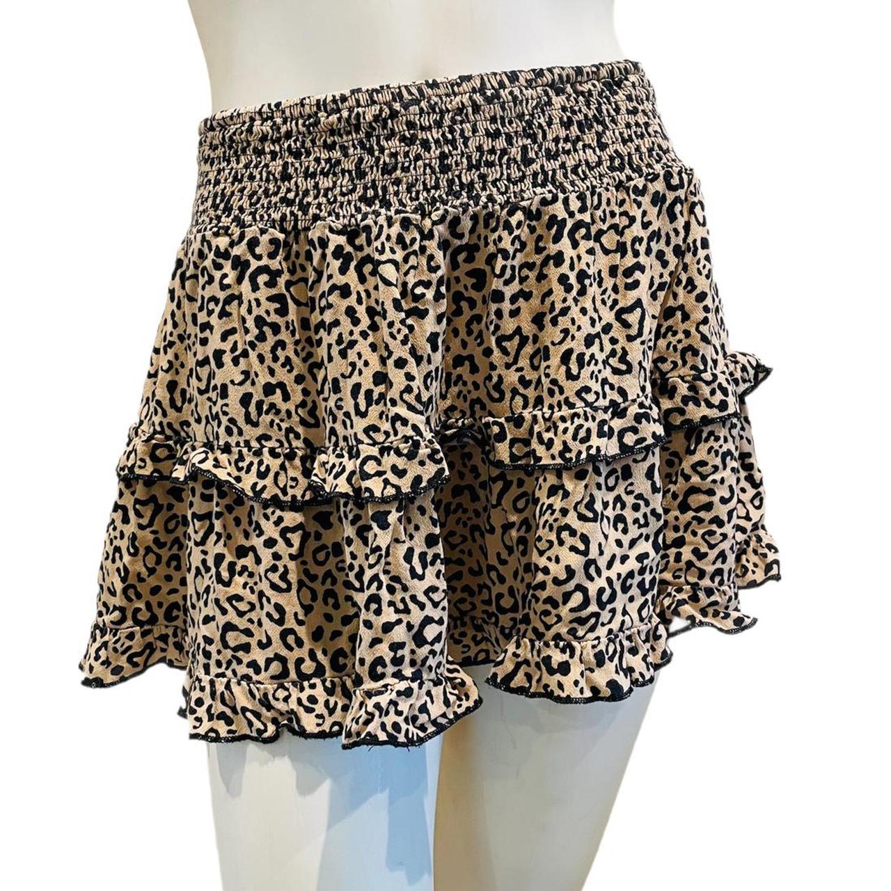 Cheetah shop skirt pacsun