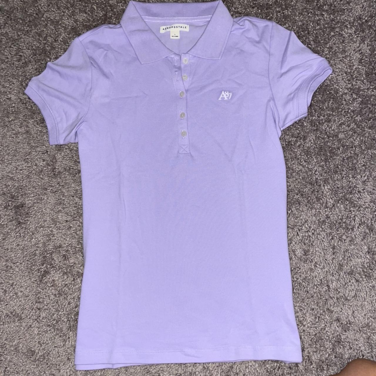 Aeropostale Women's Purple Polo-shirts | Depop
