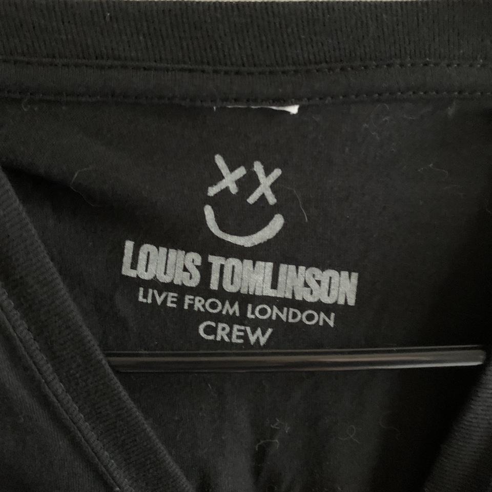 Moving DNB Louis Tomlinson WALLS hoodie - White - Depop