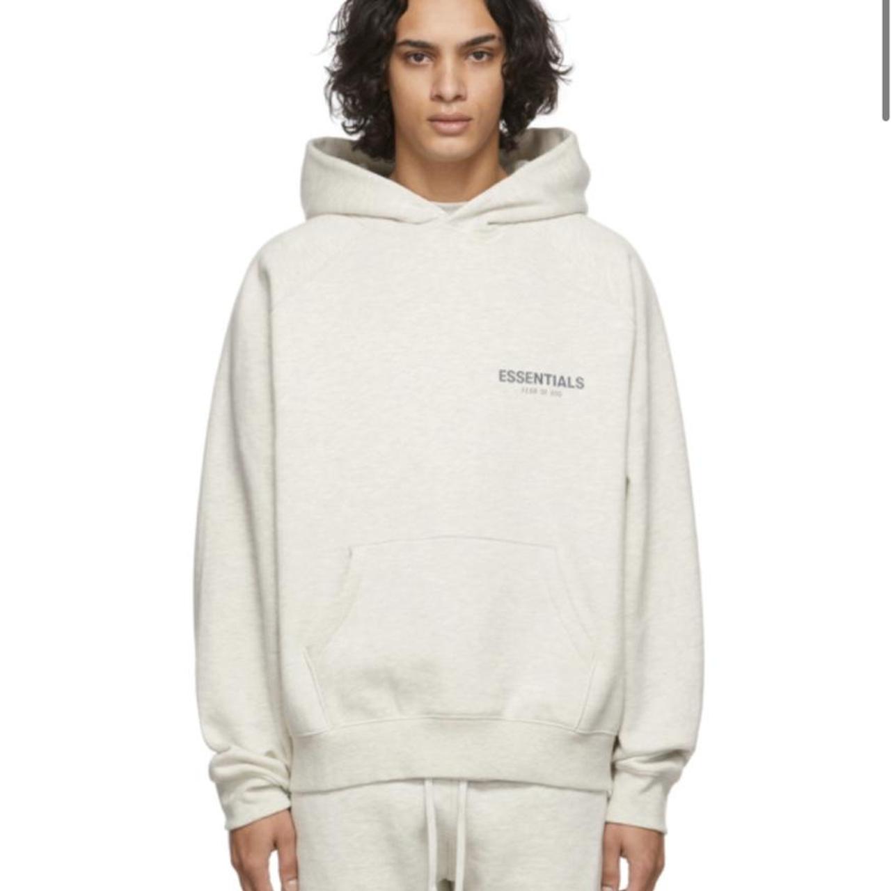 Fear of God Essentials Pullover Hoodie 'String' | Tan | Men's Size Xs