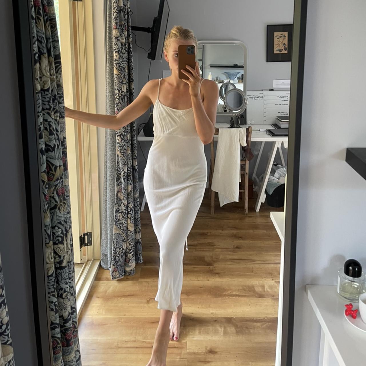 Flynn skye white dress, size small. Worn a few... - Depop