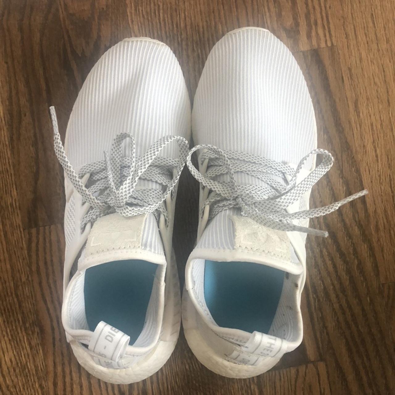 White adidas running shoes with brand new insoles.... - Depop