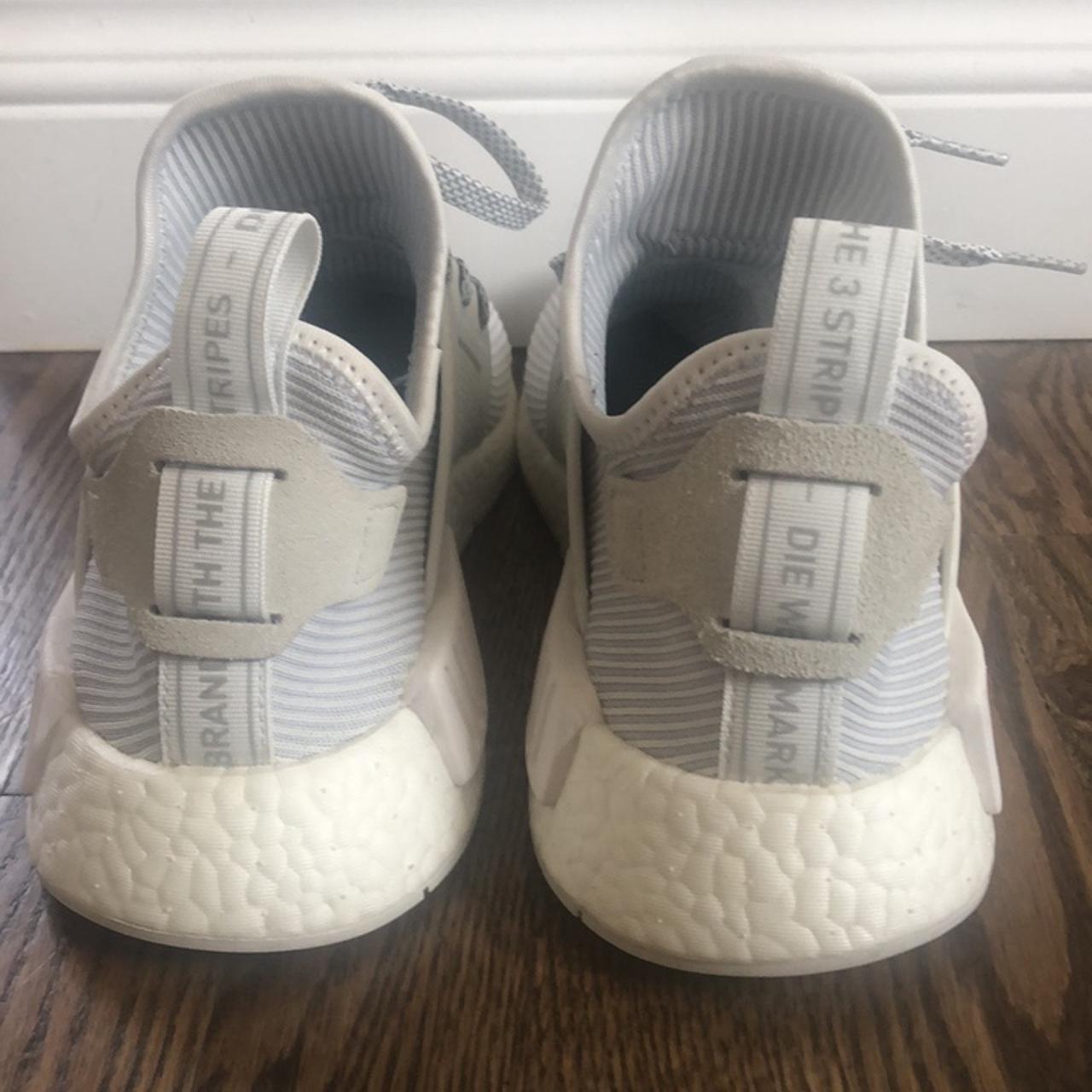 White adidas running shoes with brand new insoles.... - Depop