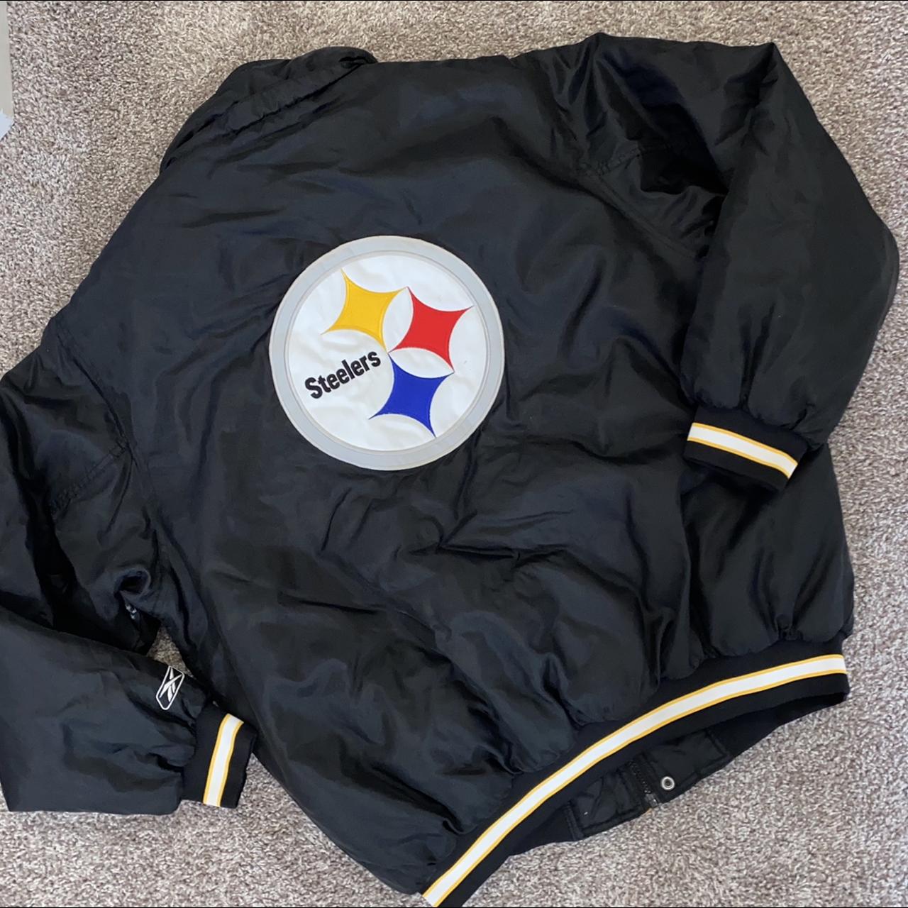 Vintage Pittsburgh Steelers Pro Player Jacket - Depop