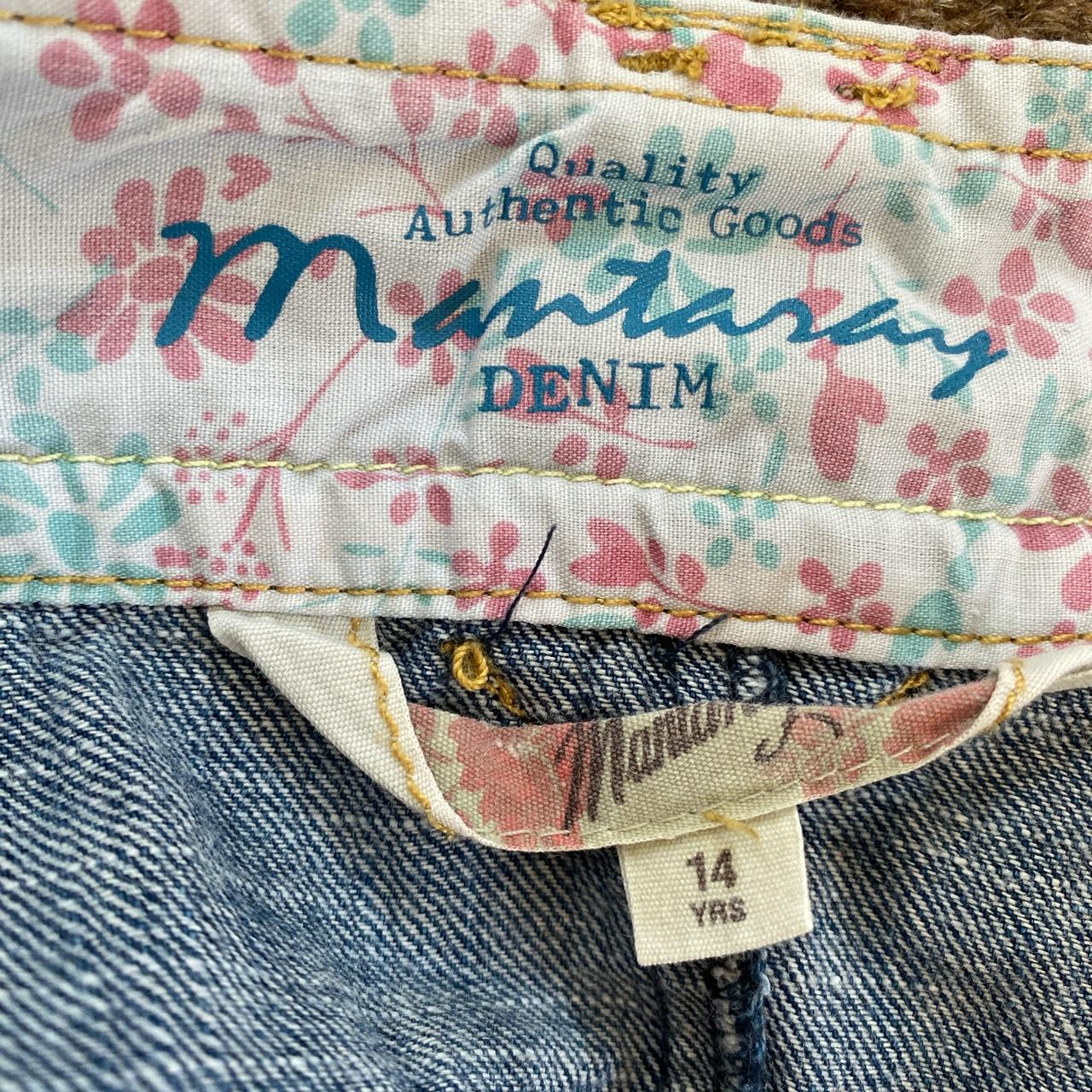 Denim pleated skirt from Debenhams. Labelled size 14... Depop