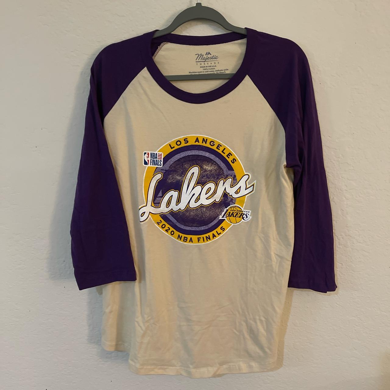 LA Lakers Washed Graphic Purple T-Shirt