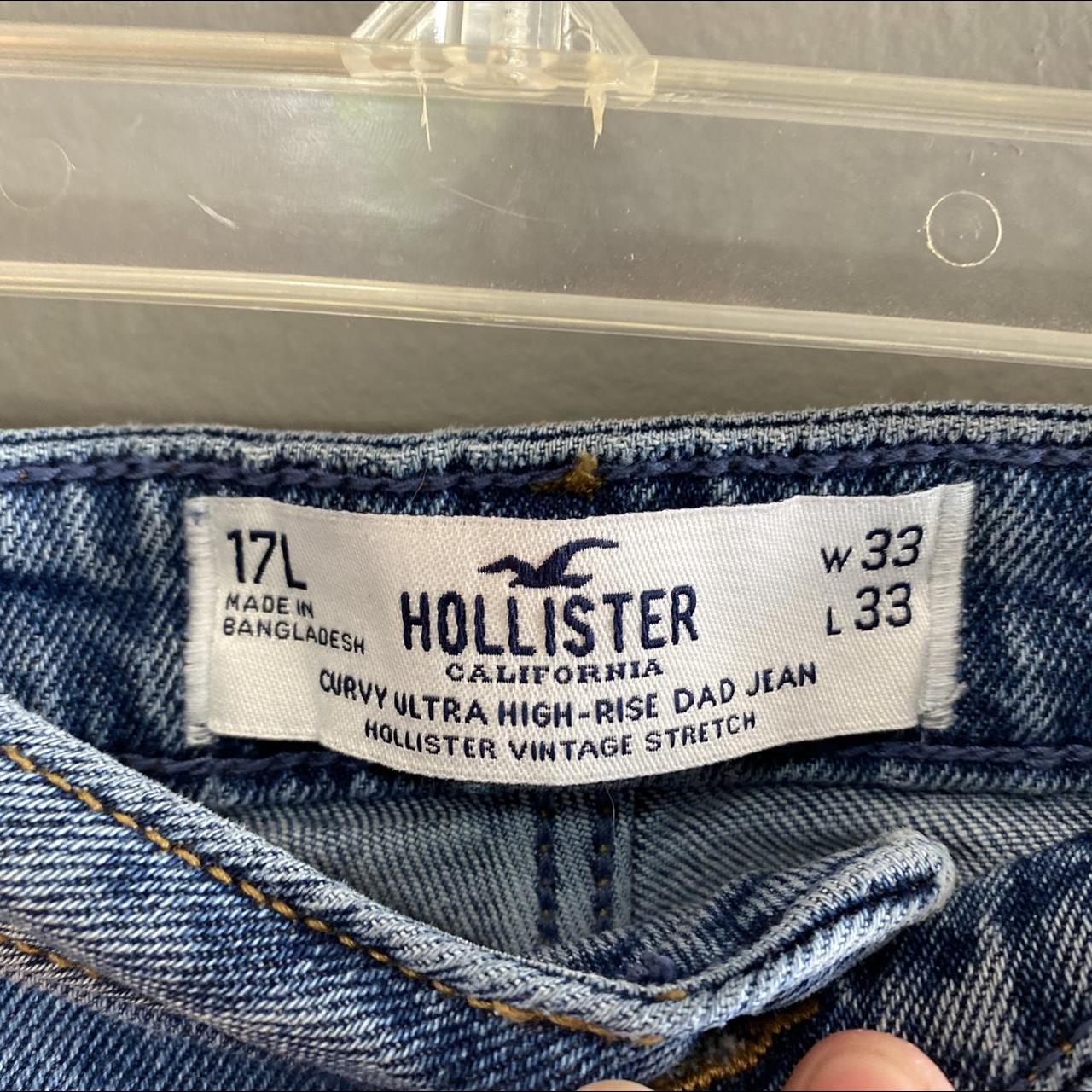 These wide leg, Hollister jeans are super... - Depop