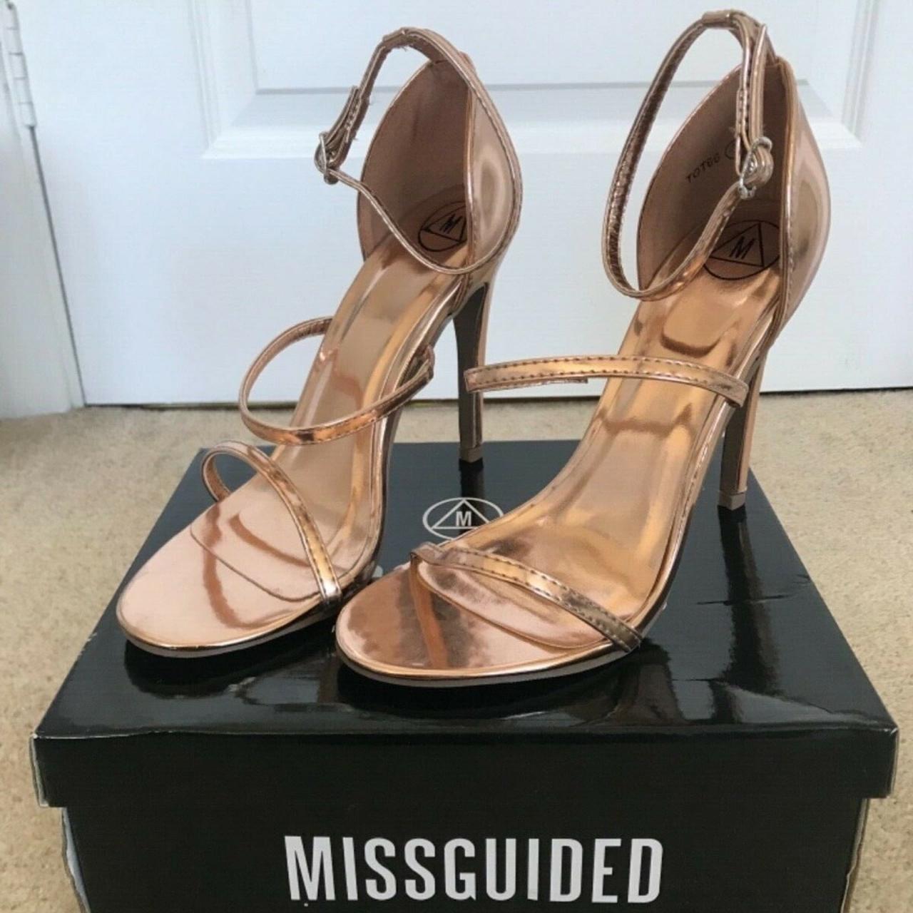 Missguided rose gold discount heels