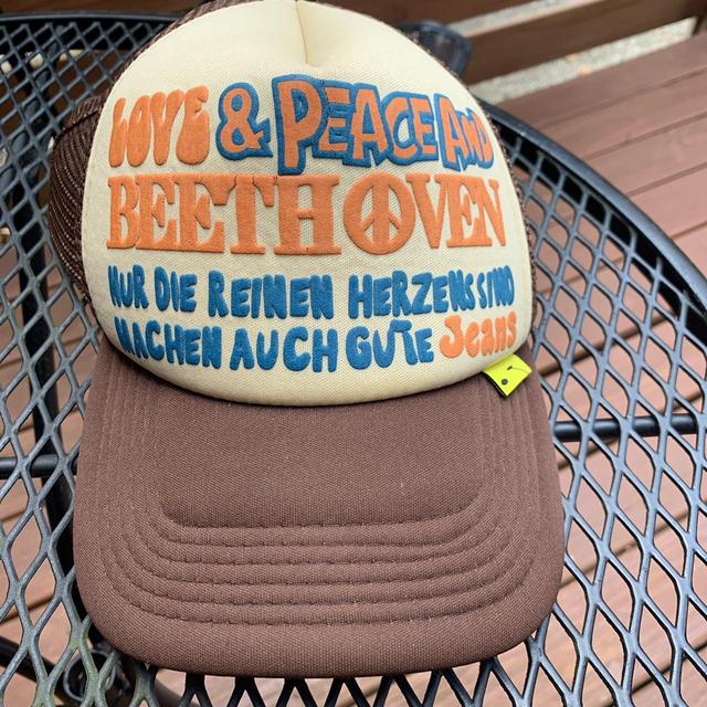 Kapital “Peace, Love, Beethoven” Trucker... - Depop