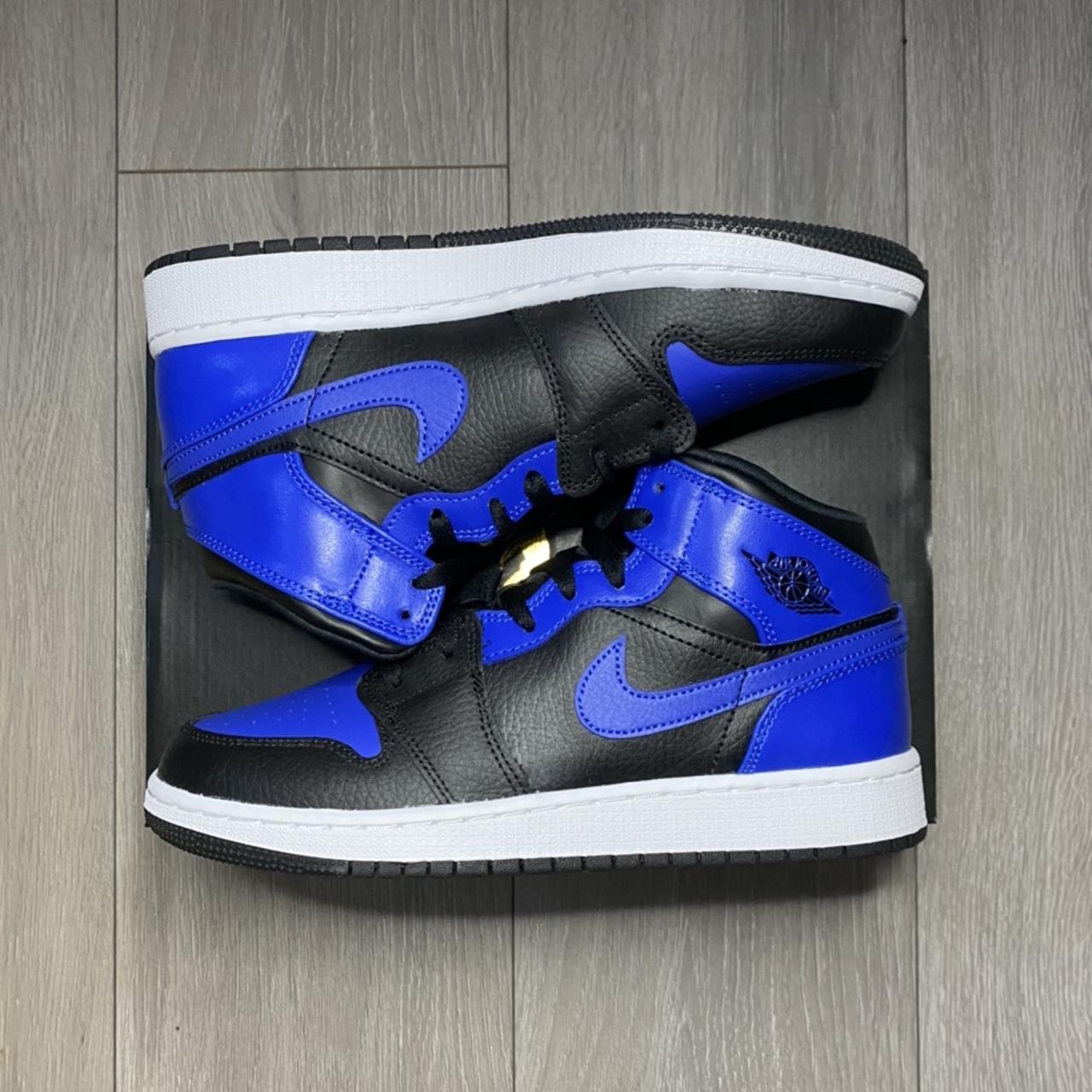 Nike Air Jordan 1 Mid ‘Royal’ GS Size UK3.5... Depop