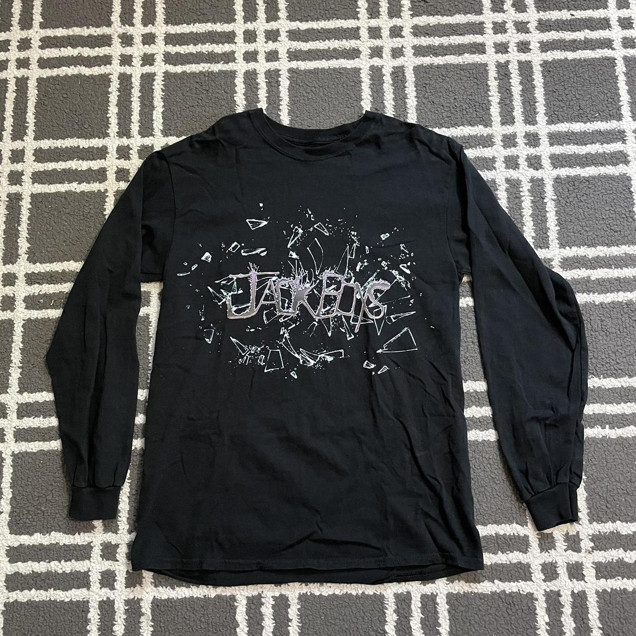 Travis Scott Jackboys Shatter long sleeve tee size... - Depop