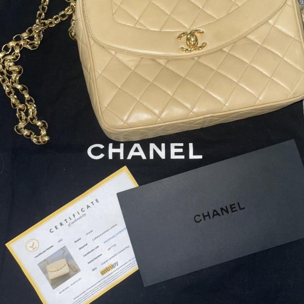 Chanel Vintage Small Classic Flap Exotic Lizard Leather 24K Gold CC Black Bag