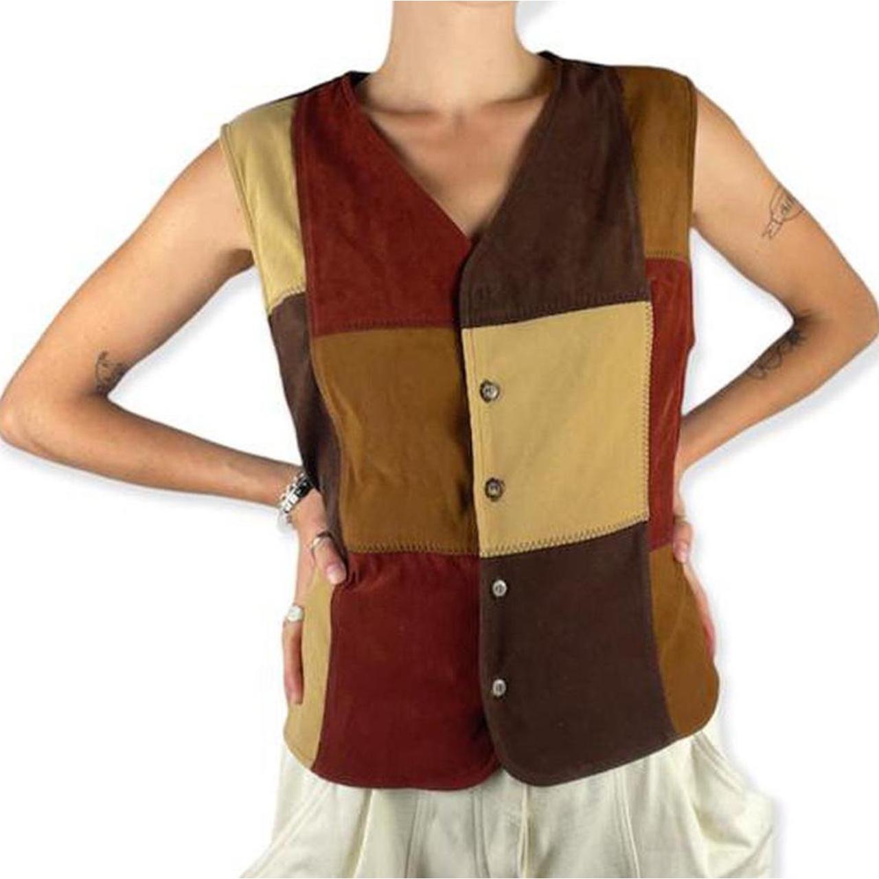 patchwork vest