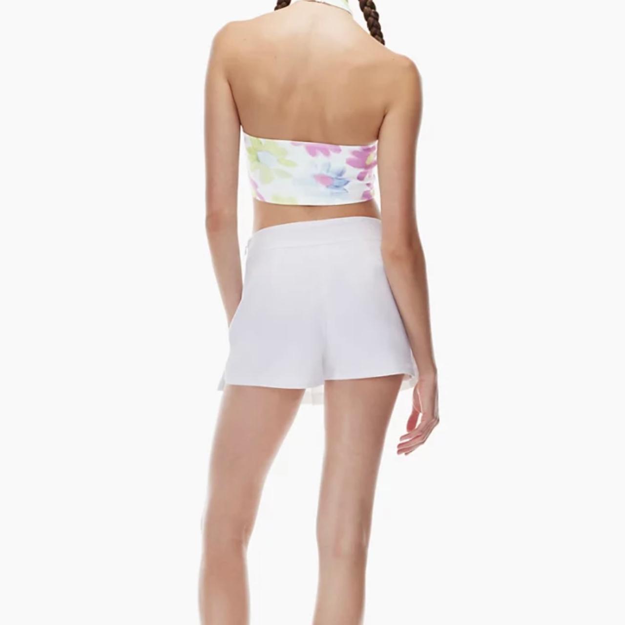 BNWT aritzia rowan tennis mini skort in white, size... Depop