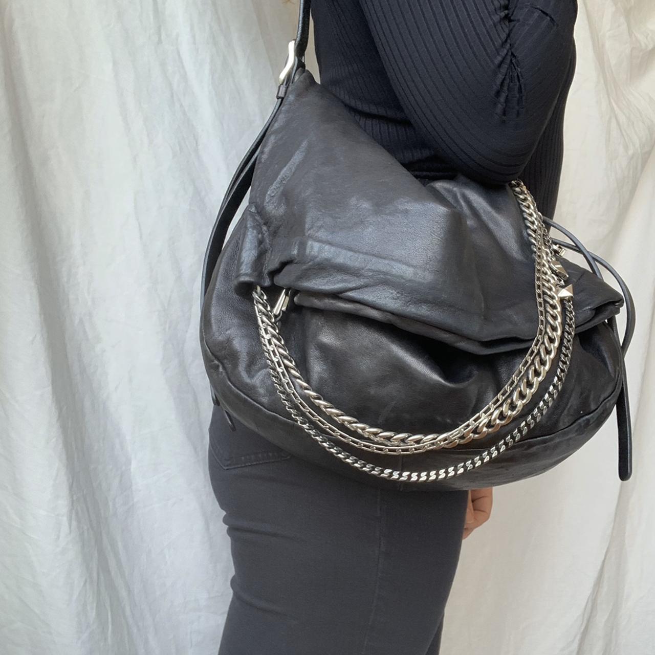 Jimmy choo biker chain bag online