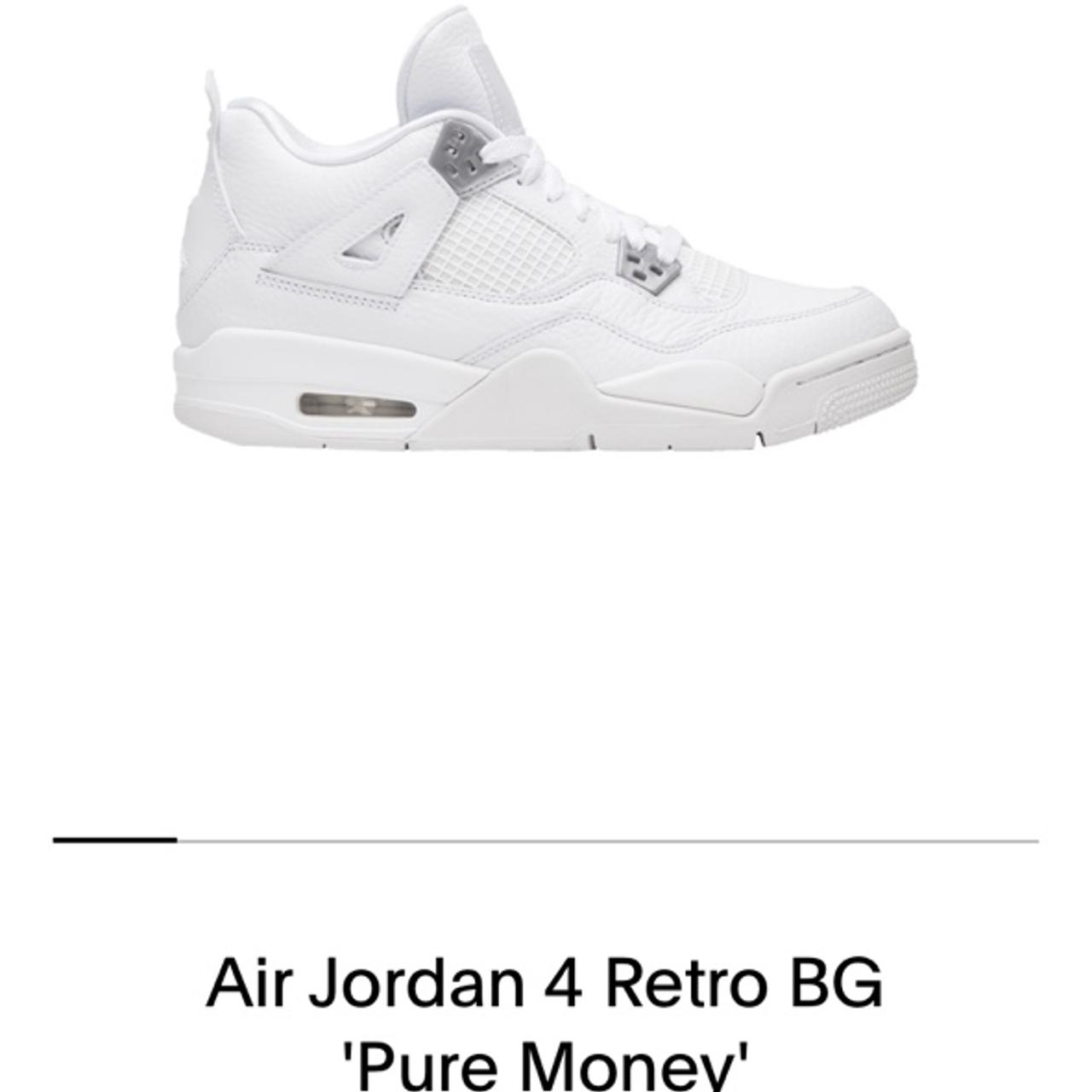 Air Jordan 4 Retro Pure Money CUSTOM (Boston - Depop
