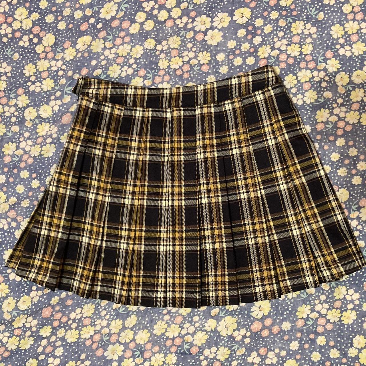 Pleated plaid mini skirt forever 21 hotsell