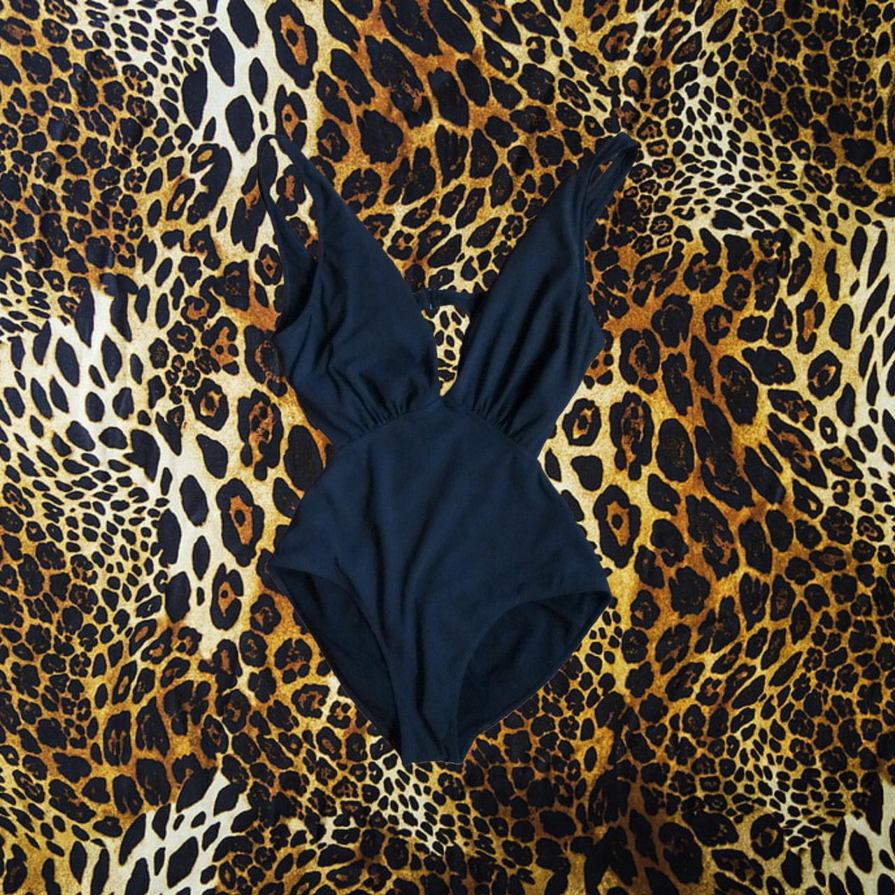 Black one piece swimsuit • Cut out sides • Bathing... Depop