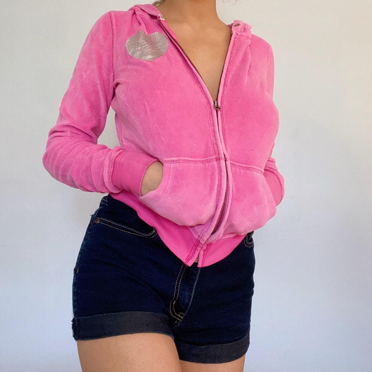 y2k pink jacket from victoria secret by pink 💗it... - Depop