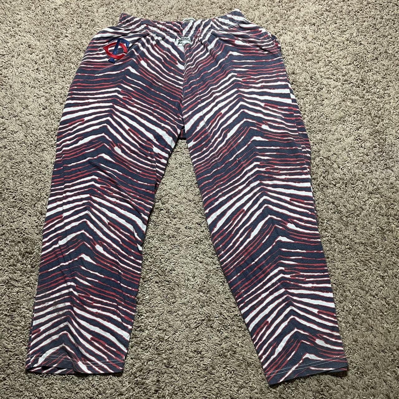 ZUBAZ Y2K BAGGY SWEATS SIZE LARGE CHICAGO BEARS LOGO - Depop