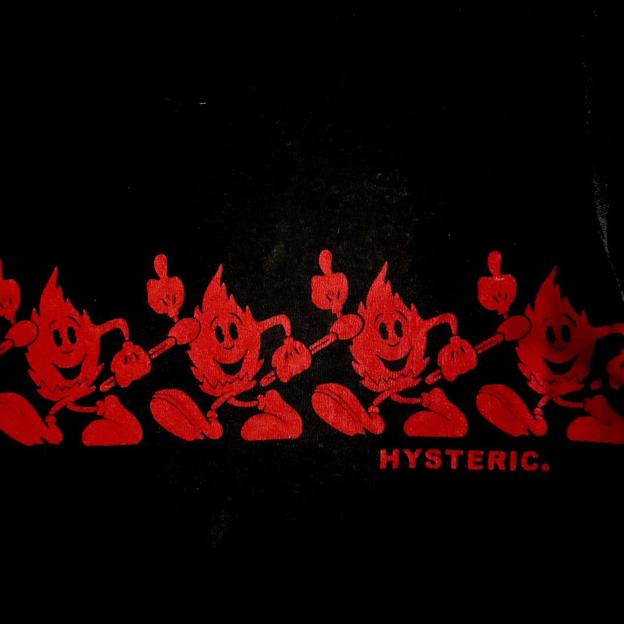 Hysteric Glamour Women's Black and Red T-shirt (3)