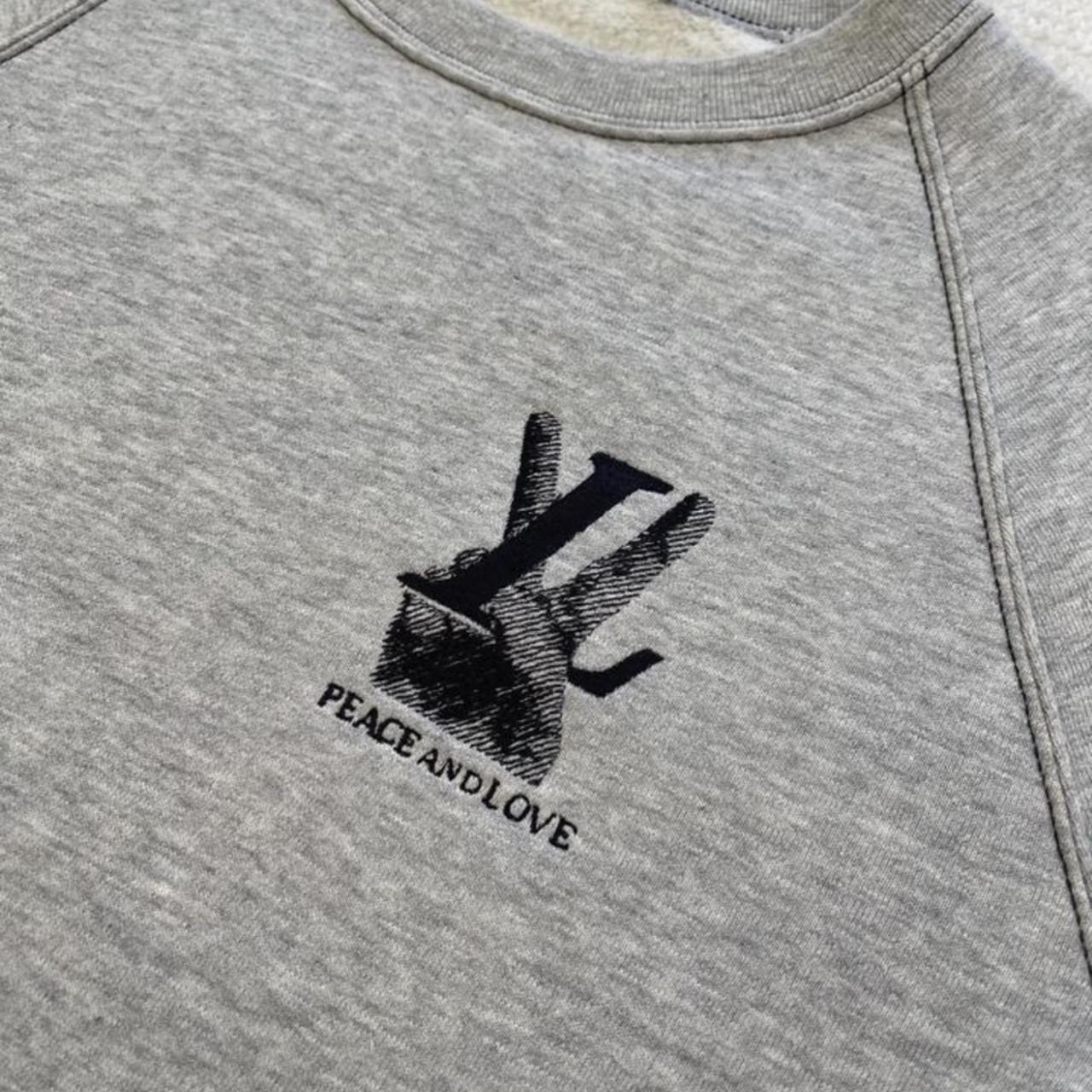 Louis Vuitton PEACE and LOVE sweater. Size Small. | Depop