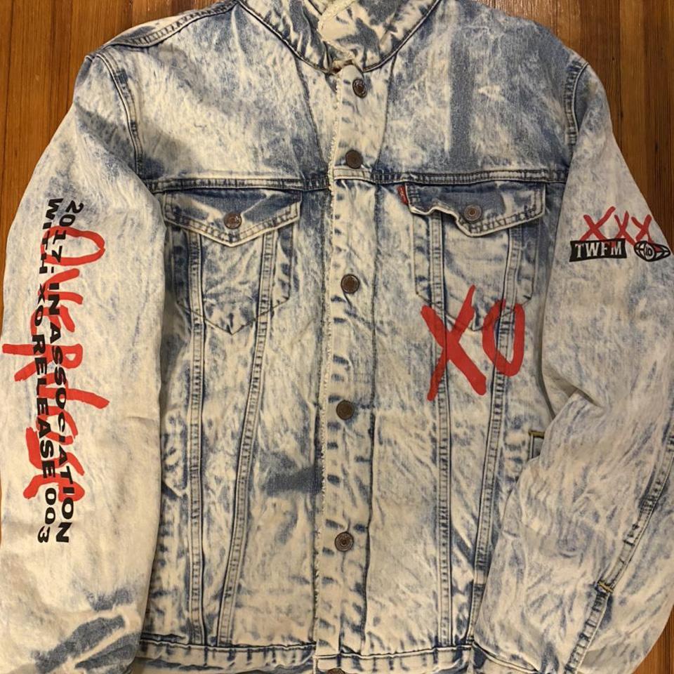 the weeknd levi jacket