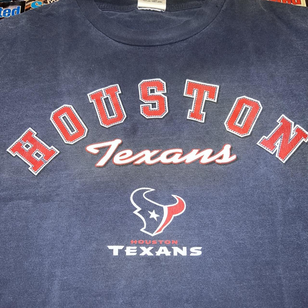 Houston Texans shirt. Vintage Y2k nfl football promo - Depop