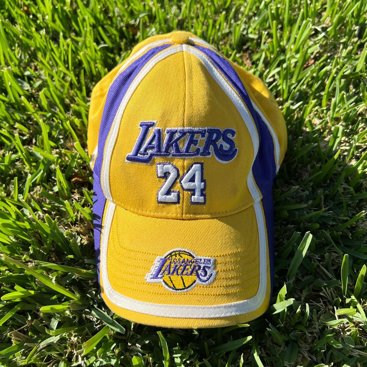 vintage 2000s los angeles lakers kobe number 24 hat... - Depop