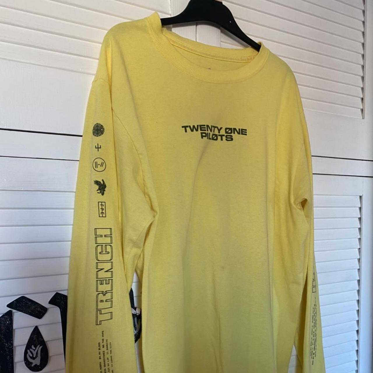 official Twenty one pilots yellow long sleeve... - Depop