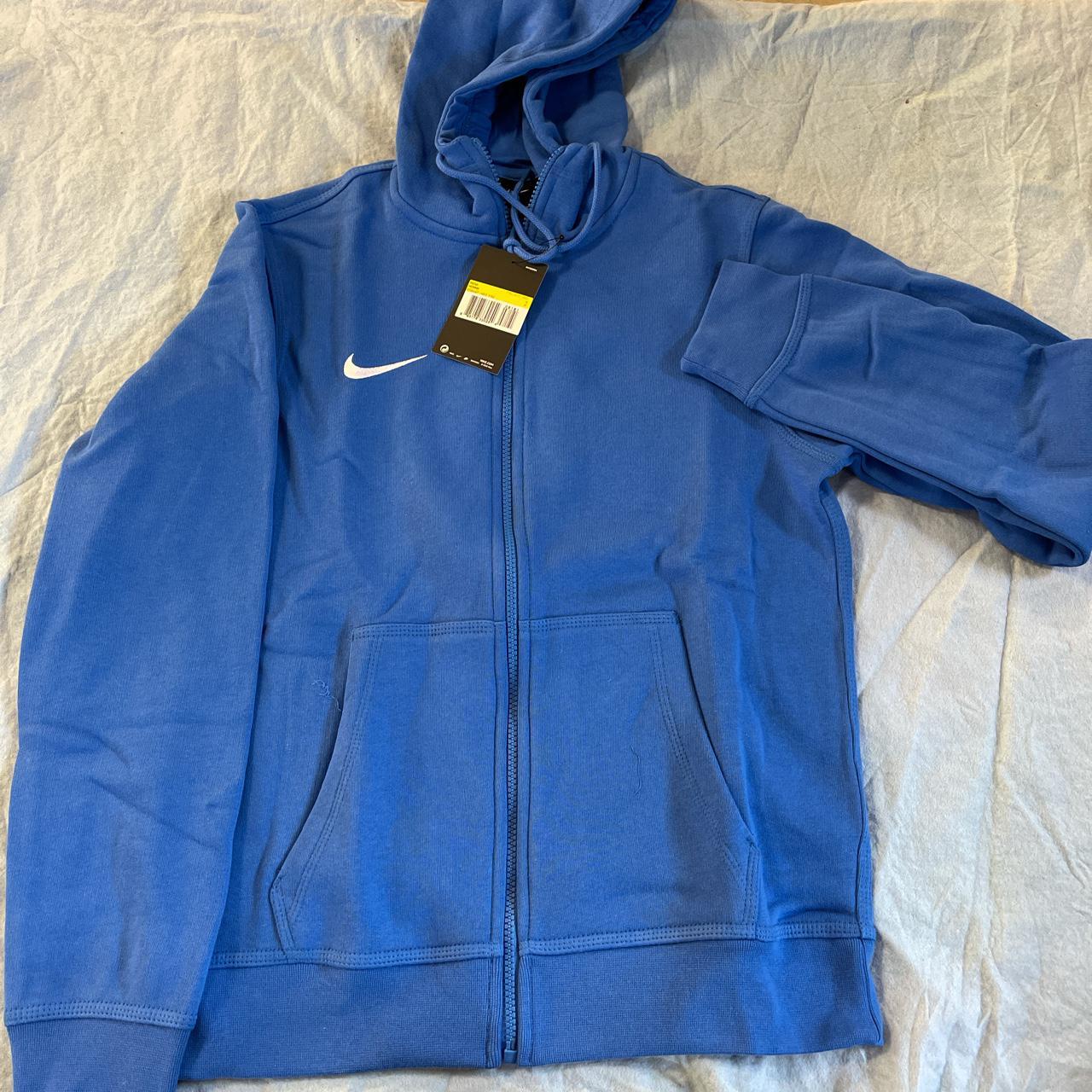 Men’s royal blue Nike full zip hoodie 658497-463 - Depop