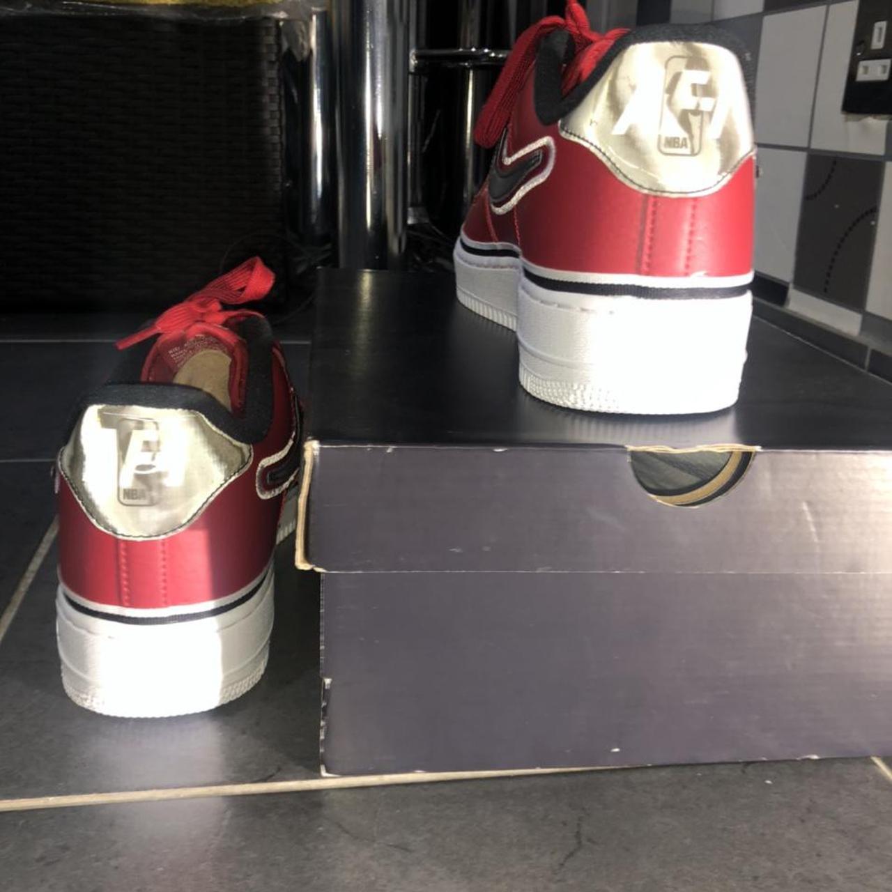 Nike Air Force 1 Low Sport Nba Varsity (Red) (UK - Depop