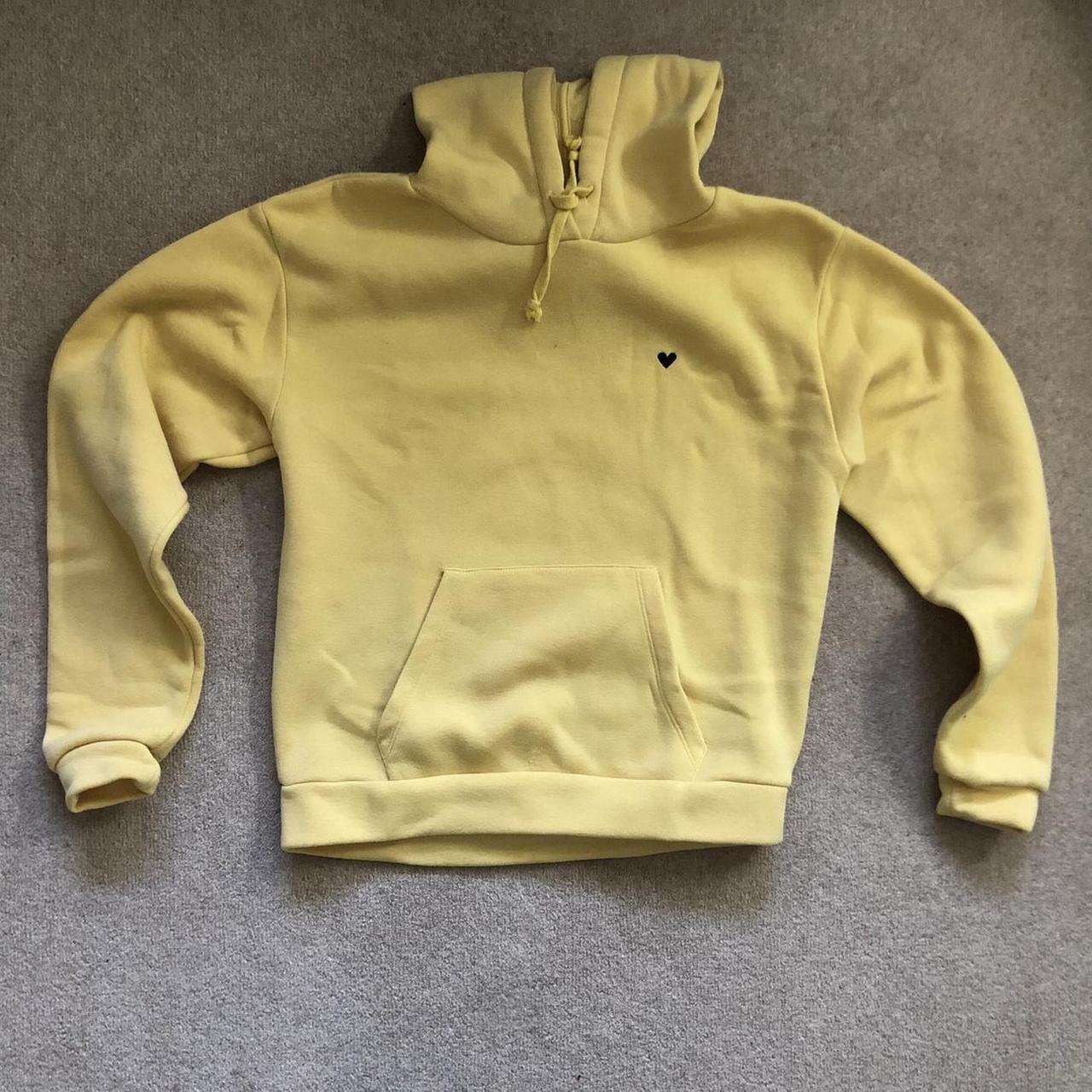 yellow Topshop hoodie in size s - softest hoodie and... - Depop