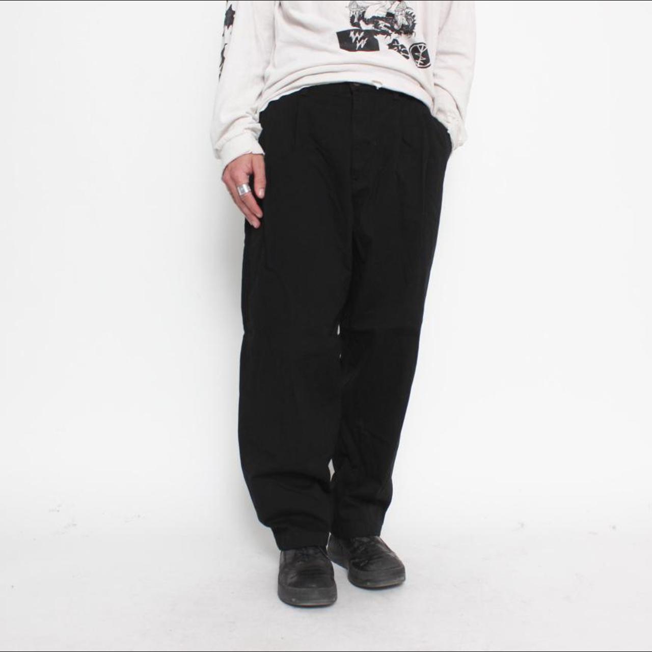 Bugle Boy Men's Black Trousers | Depop