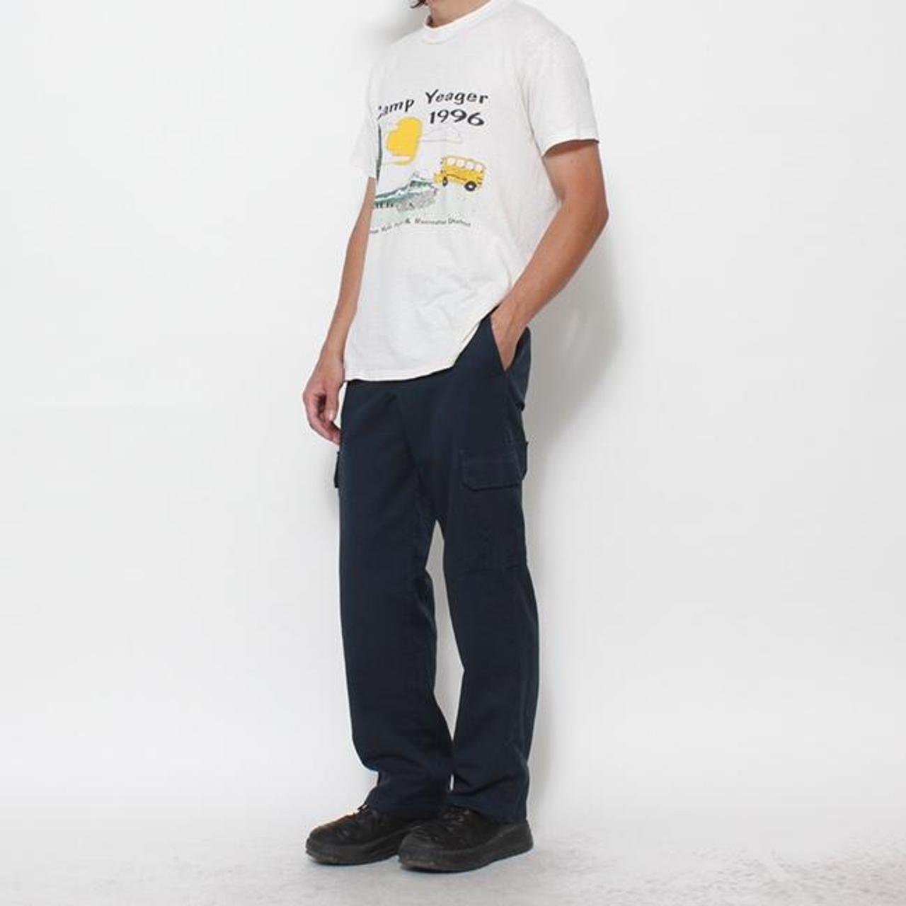 navy blue cargo shirt