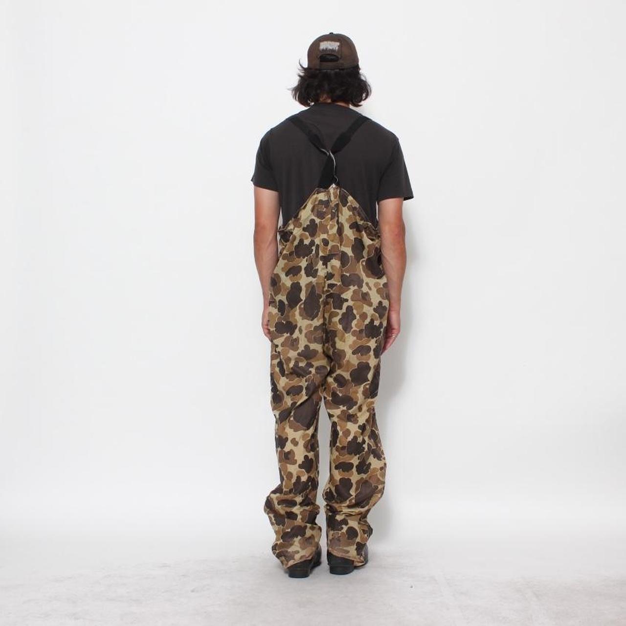 LIGHTWEIGHT SPLOTCH CAMO WADING OVERALLS BY... - Depop