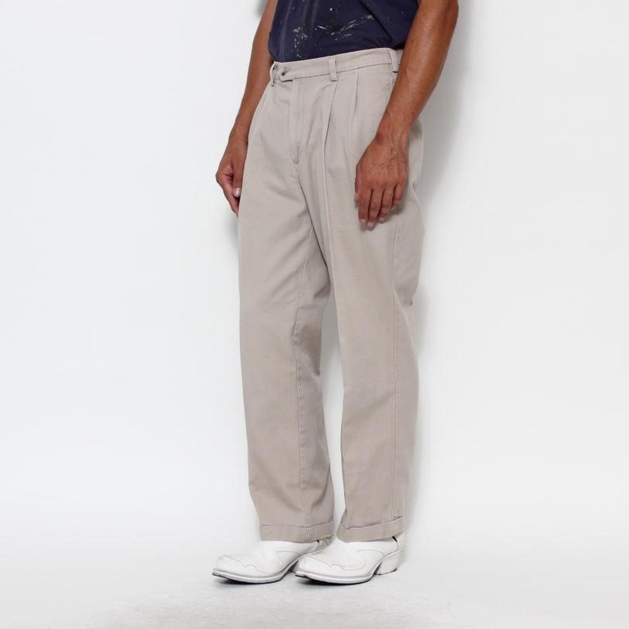 Savane pleated store khaki pants