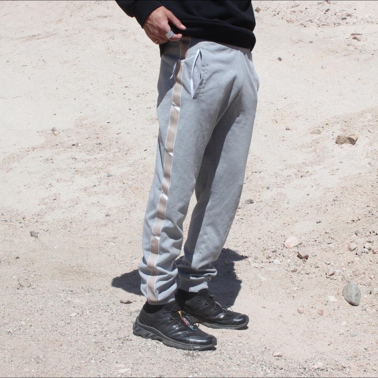 Side stripe sweatpants on sale mens