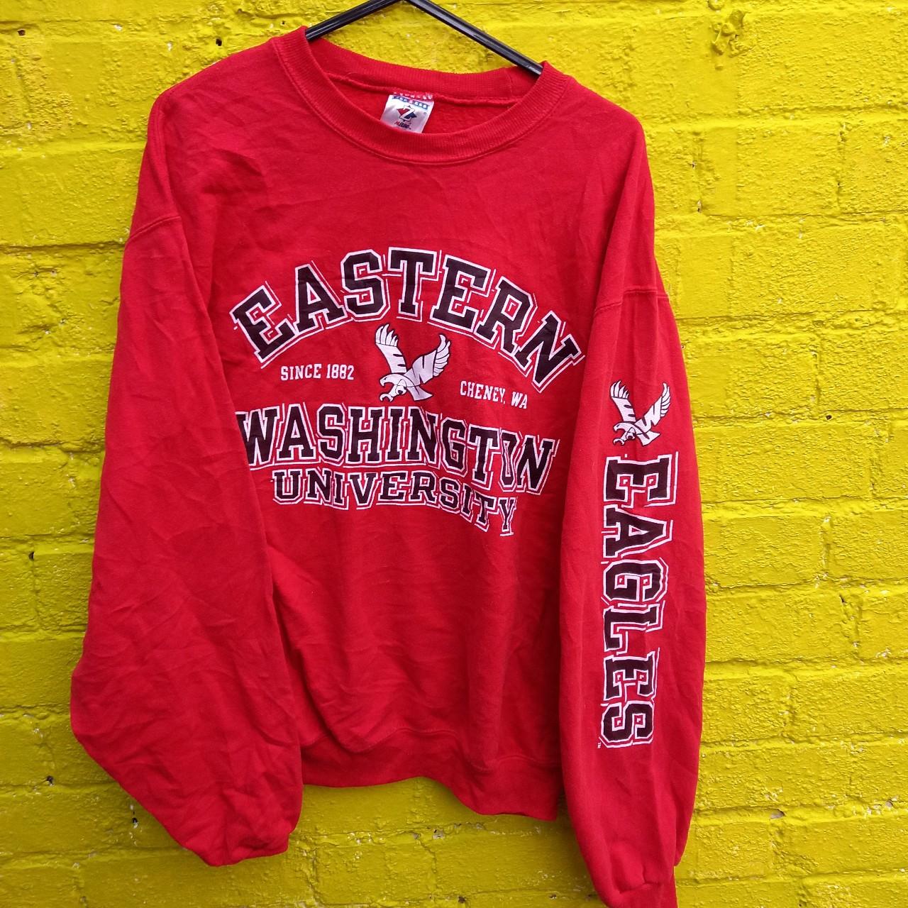 Eastern Washington Eagles Long Sleeve T-Shirt - Red